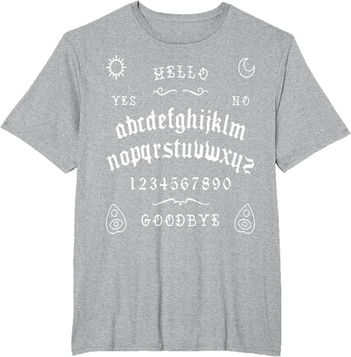 Vista 27 de Camiseta inspirada en la tabla Spirit Board Ouija Asphalt Grey