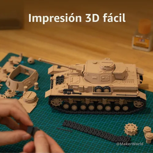 Vista 3 de Bambu Lab A1 mini impresora 3D + kit de lámpara LED, listo para usar