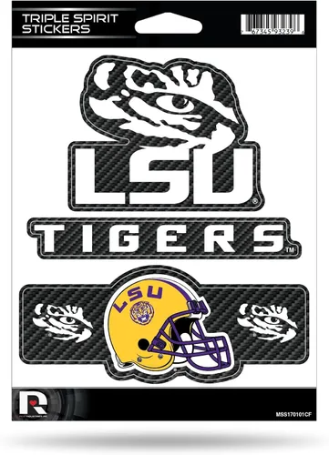 Vista 41 de Rico Industries NCAA - Lámina de adhesivos triple diseño de Alabama Primario