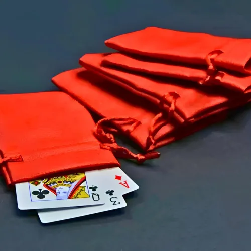 Vista 4 de MilesMagic Magician's Set de 5 bolsas de detección de lujo Gimmick Mind Reading Ilusión Efecto de predicción real, calle, escenario, salón Close-Up