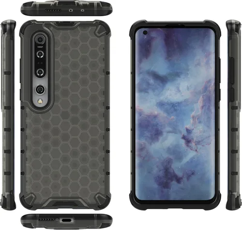 Vista 286 de Pzwoxukhov Funda compatible con Redmi A1, compatible con Redmi A2 Honeycomb Anti-caída Absorción de Golpes Negro