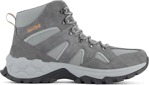 Vista 3 de NORTIV 8 Botas de senderismo impermeables para hombre, botas de trabajo al aire libre