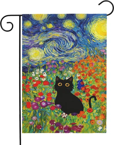 Vista 88 de Bandera de jardín floral de verano (bandera de jardín de águila del 4 de julio)