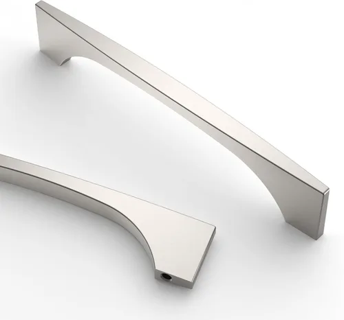 Vista 22 de Asidrama - Paquete de 10 manijas de gabinete de cocina color latón envejecido de 3.75 pulgadas (96mm), tiradores para gabinete, accesorios