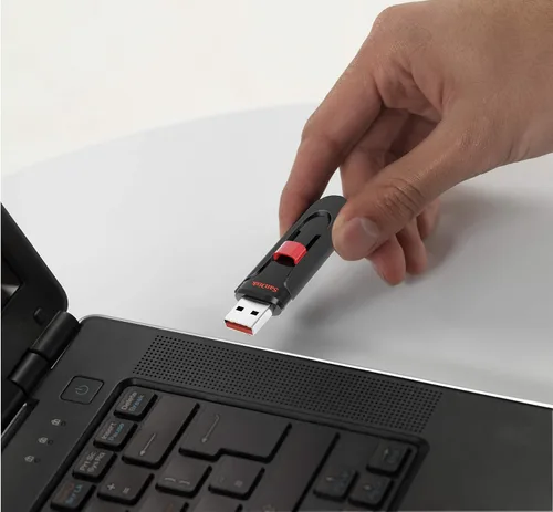 Vista 3 de SanDisk - Unidad flash USB 2.0 Cruzer Glide de 128 GB SDCZ600-128G-G35