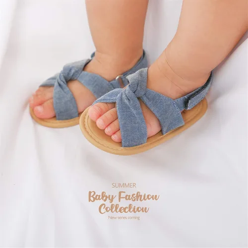 Vista 2 de RVROVIC Sandalias para bebés niños y niñas, zapatos de verano de primera calidad para exteriores, ligeras, suaves, antideslizantes, suela para niños