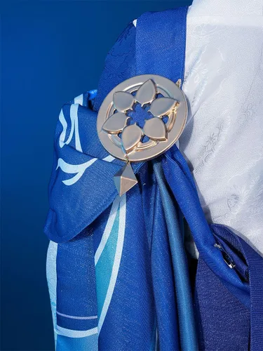 Vista 7 de Cosfun Game Genshin Impact Scaramouche Wanderer Cosplay Costume Jacquard Upgrade Ver