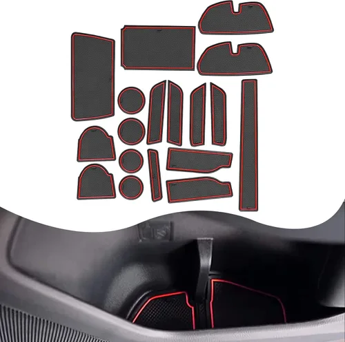 Vista 9 de YEE PIN Para Subaru Crosstrek STARLINK 2024 Tapete de consola Crosstrek Guantera Crosstrek 2024 Crosstrek Cup Mats 2024 STARLINK Inserts Liners
