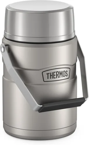 Vista 13 de THERMOS Stainless King Tarro de alimentos aislado al vacío con cuchara, 16 onzas, verde militar