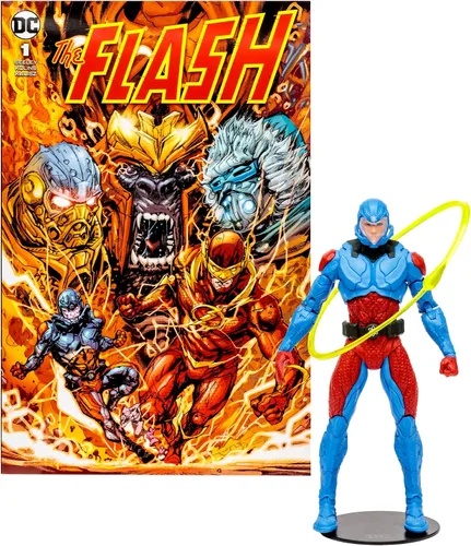 Vista 13 de McFarlane Toys - Figura DC Direct 7IN con cómic - The Flash WV2 - Captain Cold
