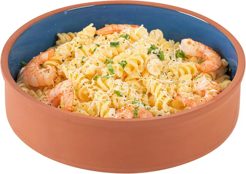 Vista 19 de Restaurantware-Terra Tek Cazuelas de Terracota de 2.7 Onzas, 2 Ollas de Arcilla Esmaltada Azul Para Cocinar - Listas para Horno, Aptas