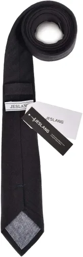 Vista 39 de JESLANG Corbata de algodón y lino de 2.56 pulgadas para hombre, perfecta para ocasiones formales e informales