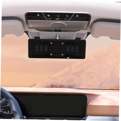 Vista 5 de Housoutil Soporte de espejo retrovisor resistente, fácil de instalar, brazo de montaje de leva de salpicadero para SUV y camiones