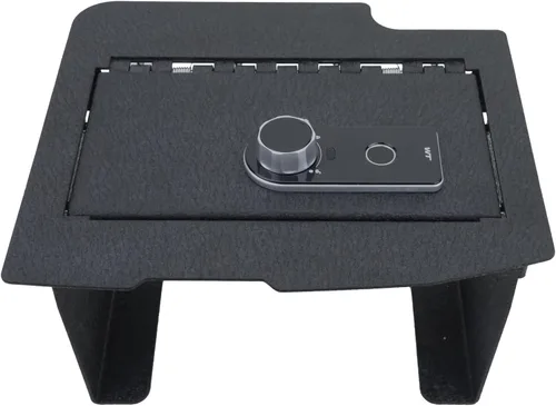 Vista 12 de Caja Fuerte para Consola Central - Caja Fuerte para Pistola de Consola KEREN Compatible con Dodge Ram 1500 2500 3500 2013-2018 con Reproductor