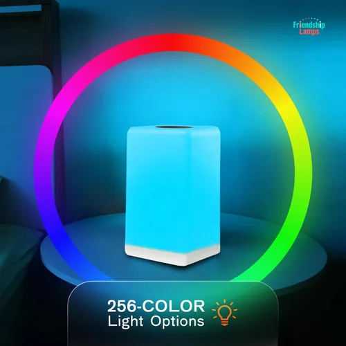 Vista 5 de Lámpara de Amistad FriendLi por Filimin - Requiere Suscripción Wi-Fi, Luz LED Táctil de Larga Distancia, Regalo para Mejor Amigo, Relación, Familia