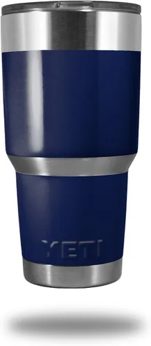 Vista 14 de Calcomanía de piel para vaso Yeti Rambler de 30 onzas, colección Sólidos, naranja quemado (vaso no incluido)
