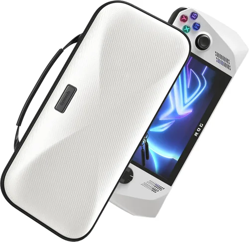 Vista 8 de Syntech Funda de transporte rígida compatible con ASUS ROG Ally/ROG Ally X Consola y accesorios, funda portátil de mano de viaje