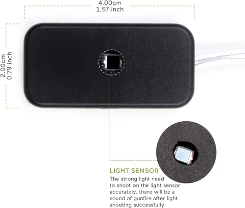 Vista 5 de Accesorios para sala de escape con rompecabezas de audio, linterna brillante para desbloquear y abrir cerraduras electromagnéticas de 12 V