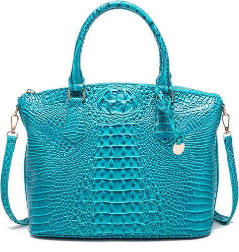 Vista 11 de Makcr Joacbv Bolso Satchel para Mujer Bolso Bandolera Largo Elegante Bolso Tote Asa Superior Cuero Vegano Bolsos de Mano para Damas Patrón en Relieve