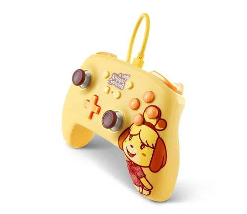 Vista 6 de PowerA Enhanced Wired Controller for Nintendo Switch - Animal Crossing Isabelle