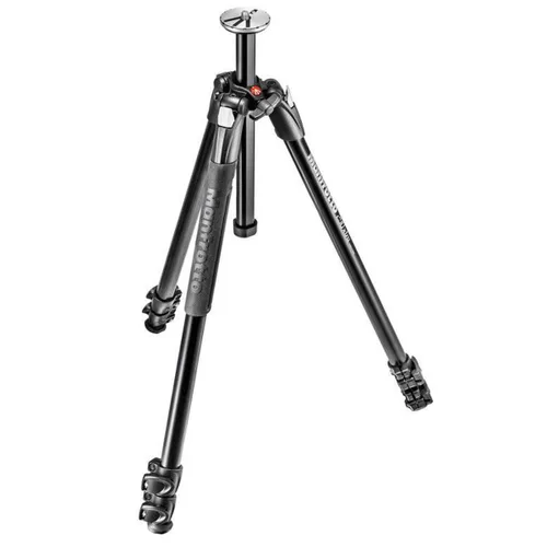 Vista 8 de Manfrotto 290 Xtra Kit de trípode de aluminio de 3 secciones con cabezal de 3 vías (MK290XTA3-3WUS), color negro