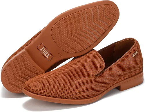 Vista 6 de Dirk Zapatos de vestir para hombre, zapatos de esmoquin sin cordones, mocasines informales, zapatos Oxford a la moda, ligeros