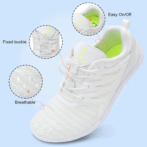 Vista 3 de L-RUN Zapatos de agua para hombre y mujer, zapatos de agua para senderismo, secado rápido, calcetines acuáticos para natación, buceo, caminar