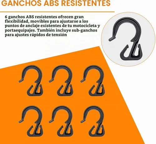 Vista 5 de Red de carga elástica resistente de 16 x 16 pulgadas que se estira a 30 x 30 pulgadas, malla de látex para caja de camión, red de amarre de equipaje