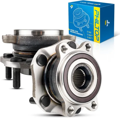 Vista 51 de PHILTOP 512012 x2 Conjunto de cubo de cojinete de rueda trasera para Volkswagen Jetta for 1998-2010 Volkswagen Beetle, 1999-2005 Volkswagen Jetta