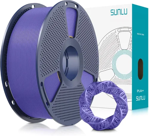 Vista 24 de SUNLU - Filamento PLA Plus para impresora 3D, 1.75 mm, bobina de 1 kg (2.2 lb), enrollado de forma ordenada, precisión dimensional ±0.02 mm