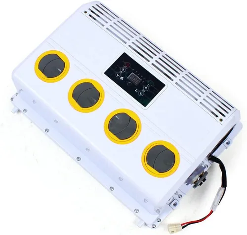 Vista 6 de Sistema de aire acondicionado de camión RV de 12 V, unidad universal dividida del sistema de CA para colgar en el coche, 12000BTU, 1000-3000RPM