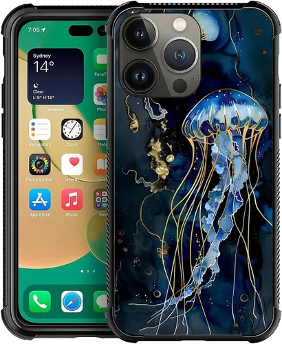 Vista 28 de Funda compatible con iPhone 13 Mini, diseño de elefantes africanos, a prueba de golpes, antiarañazos, carcasa trasera de policarbonato duro