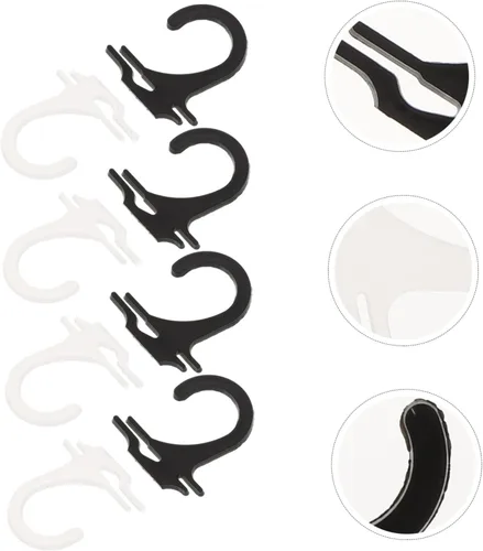 Vista 8 de ABOOFAN 800 ganchos para colgar en la pared, ganchos para colgar en la pared, para calcetines y calcetines al por menor, ganchos transparentes
