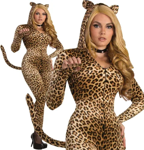 Vista 2 de Forum Novelties Sly Leopard disfraz de adultos ML
