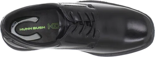 Vista 5 de Nunn Bush Men's Baker Street Plain Toe Oxford Lace Up with Kore Slip Resistant Comfort Technology