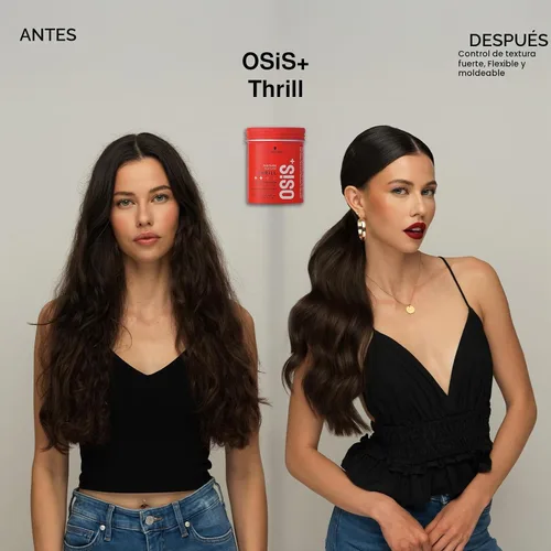 Vista 5 de OSiS+ Thrill Fibre Gum - Medium Hold Flexible Style Control with Natural Shine