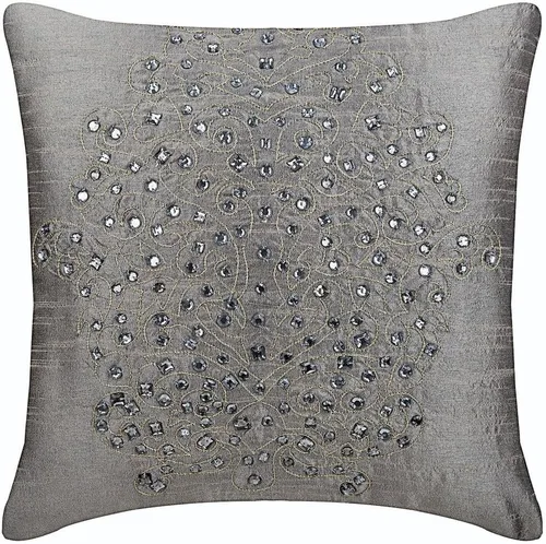 Vista 32 de The HomeCentric Funda de almohada personalizada, fundas de almohada decorativas de 12 x 12 pulgadas (11.8 x 11.8 in), color plateado, fundas de 16.
