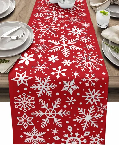 Vista 9 de Libaoge Camino de mesa de gnomo navideño de arpillera para decoración del hogar, manualidades para cenas familiares, fiestas, Acción de Gracias
