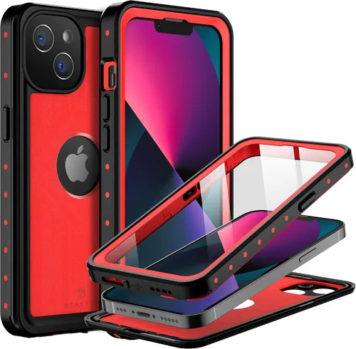 Vista 16 de BEASTEK Funda impermeable para iPhone 13 Mini, serie NRE a prueba de golpes a prueba de polvo bajo el agua IP68 con protector de pantalla integrado