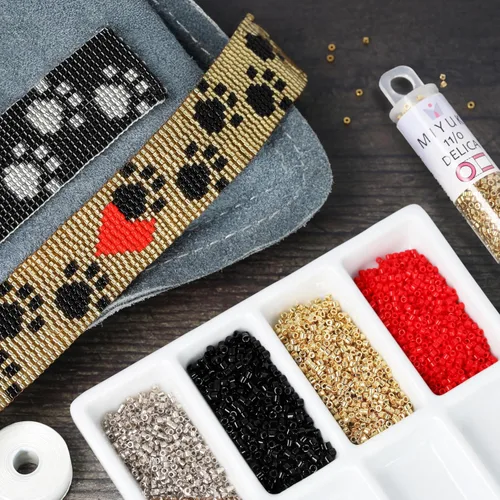 Vista 4 de Miyuki Cuentas de semillas Delica – Tamaño 11/0 (0.063 in), DB0031, chapado en oro de 24 quilates, 0.25 oz, aprox. 1440 cuentas, fabricado en Japón