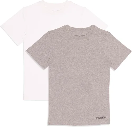 Vista 2 de Calvin Klein Boys' Short Sleeve Cotton T-Shirt (Multipack)