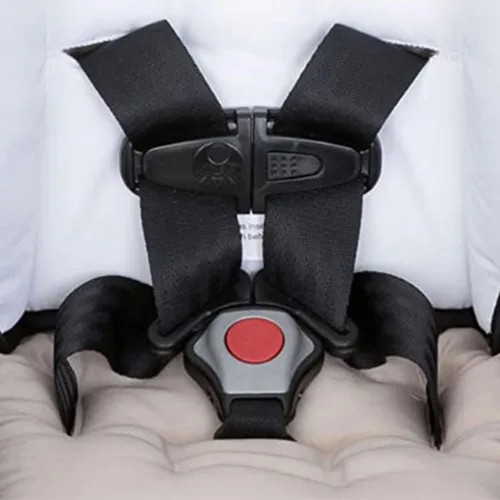Vista 9 de Baby Trend Ally Sistema de Viaje con Asiento de Automóvil Portátil para Bebé Recién Nacido con Arnés y Funda Extra Acogedora para Bebés de hasta 35