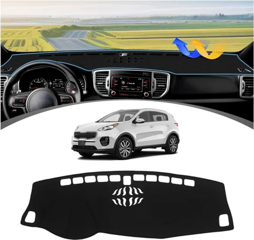 Vista 61 de FIILINES Cubierta para tablero Compatible con Mazda 3 2010-2013 Accesorios Tapete para tablero para Mazda 3 Accesorios Tapete para salpicadero