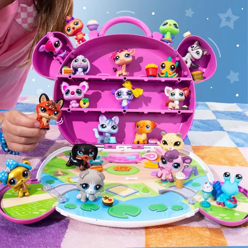 Vista 3 de Littlest Pet Shop - Colección para Recopilar y Mostrar - Serie 4 - Gen 7 - Figura de Muñeco de Cabeza Bobble Auténtica de LPS, Animal de Juguete