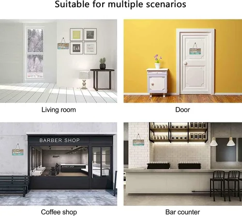 Vista 6 de Letrero colgante de madera rústica, placa de madera, necesito cafecito, cafecito, decoración de café, letrero en español, placa personalizada