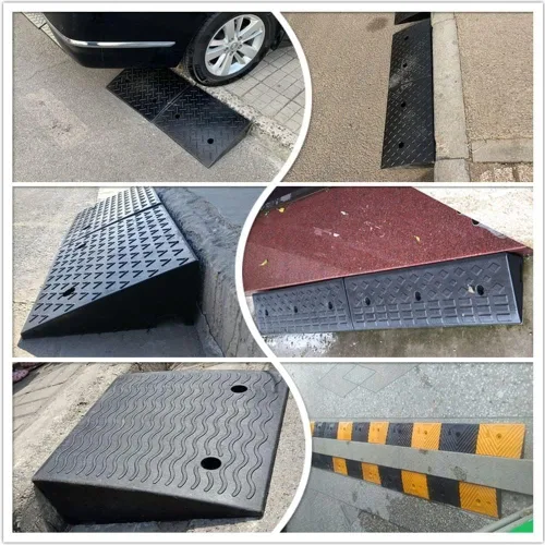 Vista 5 de ZJIEX Rampa de goma para silla de ruedas, rampa de umbral de elevación de 2 pulgadas/2.5 pulgadas/3 pulgadas/4 pulgadas/5 pulgadas, rampa