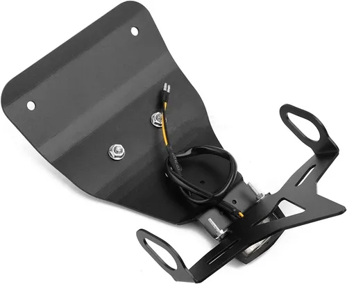 Vista 3 de Soporte protector de licencia para Yamaha MT-03 MT 03 MT03 2015-2017 2018 2019 Número de licencia Soporte de marco Soporte de placa trasera