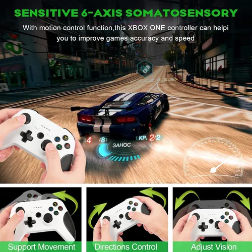 Vista 9 de ASUNCELL Wireless Controller for Xbox One Xbox Series XS gamepad Wireless video Wireless Controller with Dual Vibration game controller Wireless