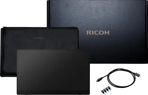 Vista 9 de RICOH 150 Monitor Portátil de 15.6" Vivid OLED 350nit Ligero con Pantalla Táctil y Altavoces Duales - para Laptop, Computadora de Escritorio, Mac, PC