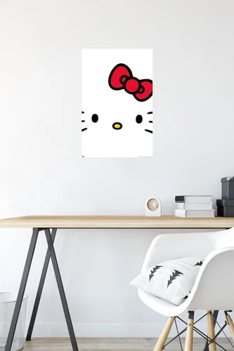 Vista 4 de Trends International Hello Kitty and Friends: 21 Over The Top - Póster de pared de Hello Kitty, 22.4 pulgadas de largo x 14.7 W, versión premium sin